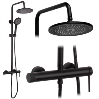 Rea Sprchový set Rea Foss Clif Black REA-P5645