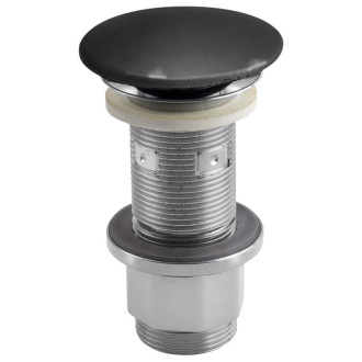 Umývadlová výpusť 5/4“, click-clack, betónová zátka, 10-80mm, antracit pololesk AS916