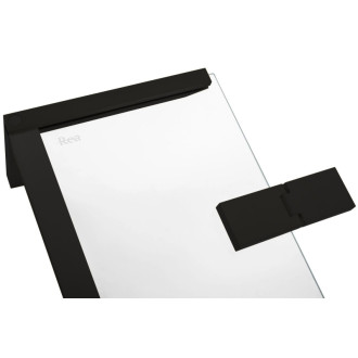REA Sprchová kabína Hugo Double Black 100x100 KPL-K6602