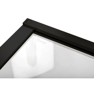 REA Sprchová kabína Hugo Double Black 100x100 KPL-K6602