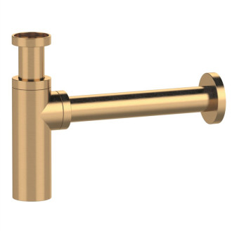 Umývadlový sifón 5/4", odpad 32mm, okrúhly, zlato mat SI519D