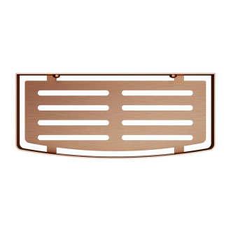 Omnires UNI sprchový košík, 30x5x13 cm, brúsená meď UN10331CPB