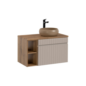 Comad SET - ICC B 80 CM WIKI-MC  81-01 COAST EVOKE OAK Nábytková sestava 80 cm