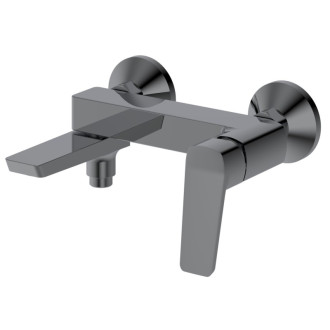 FLERY nástenná vaňová/sprchová batéria, otočné ramienko, gun metal FY010GM