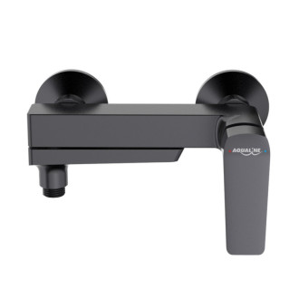 FLERY nástenná vaňová/sprchová batéria, otočné ramienko, gun metal FY010GM