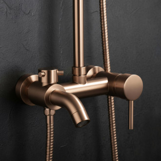Rea Luis Brush Copper Sprchový set REA-P7156