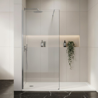 REA Sprchová zástena Flexi Transparent / Chrome 70 KPL-K99068