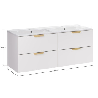 Comad SET-ASW 120CM LAVA Nábytková sestava 120 cm s nábytkovým umyvadlem Lava