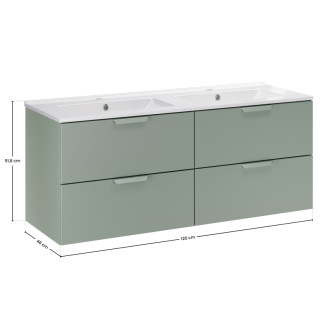 Comad SET-ASG 120CM LAVA Nábytková sestava 120 cm s nábytkovým umyvadlem Lava