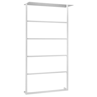 SKA nástenný sušiak uterákov s policou 604x1184x252mm, biela mat SKA712