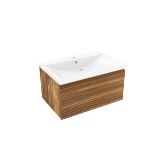 Kúpeľňová skrinka s umývadlom Naturel Elsa 79x35x45, 5 cm eben mat ELSA80EBU1
