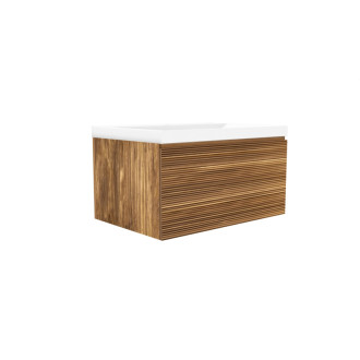 Kúpeľňová skrinka s umývadlom Naturel Elsa 79x35x45, 5 cm eben mat ELSA80EBU1
