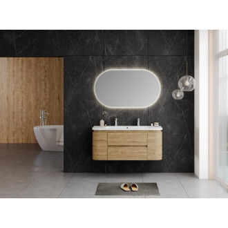 Kúpeľňová skrinka s umývadlom Naturel Shelley 119x50x45 cm dub mat SHELLEY120OAK
