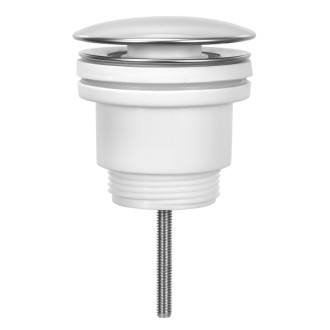 Umývadlová výpusť 5/4“, click-clack, veľká zátka, 5-46mm, ABS/chróm TF5001