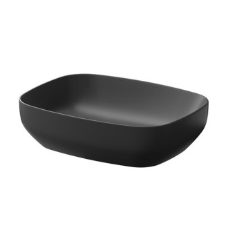 Umývadlo Cersanit Farba 50 na dosku obdĺžnikové, anthracite mat, K712-015