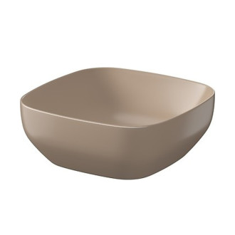 Umývadlo Cersanit Farba 38 na dosku štvorcové, cappuccino mat, K712-032