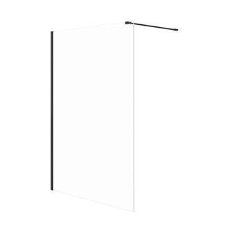 Sprchovací kút Cersanit Kontra walk-in 140x200, čierna, S169-008