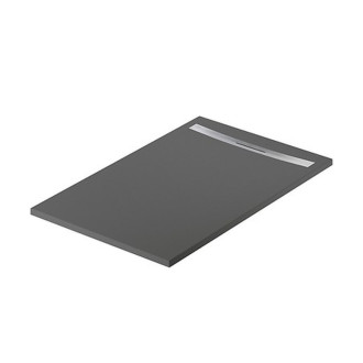 Sprchová vanička Cersanit Kontra 140x90 obdĺžniková, graphite, kryt oceľ, S207-008