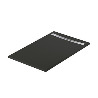 Sprchová vanička Cersanit Kontra 140x90 obdĺžniková, čierna, kryt oceľ, S207-009