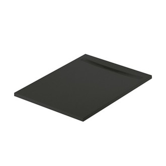 Sprchová vanička Cersanit Kontra 120x90 obdĺžniková, čierna, kryt čierny, S207-012