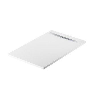Sprchová vanička Cersanit Kontra 140x90 obdĺžniková, biela, kryt oceľ, S207-018