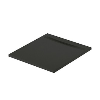 Sprchová vanička Cersanit Kontra 100x90 obdĺžniková, čierna, kryt čierny, S207-021