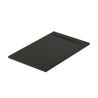 Sprchová vanička Cersanit Kontra 140x90 obdĺžniková, čierna, kryt čierny, S207-022