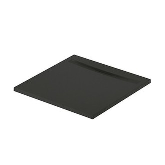 Sprchová vanička Cersanit Kontra 90x90 štvorcová, čierna, kryt čierny, S207-025