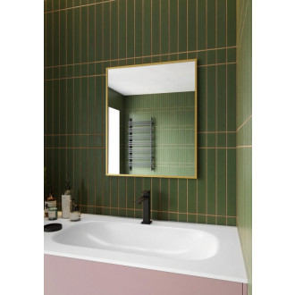 NOTION SLIM zrkadlo v ráme 60x80cm, zlato mat NT860G