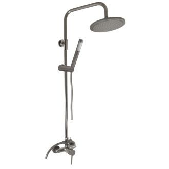 RAV SLEZÁK SEINA Sprchový systém s vodovodnou batériou, Metal grey kefa SE982.5/5-61MGK