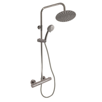 RAV SLEZÁK Sprchový set s termostatickou batériou , Metal Grey kefa TRM82.5/5-01.4MGK