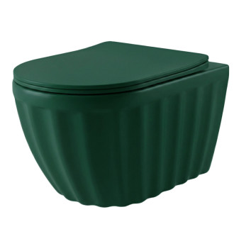 Rea Sada: Závesná WC misa + Umývadlo na dosku Rea Duo Matcha Matt KPL-K3002