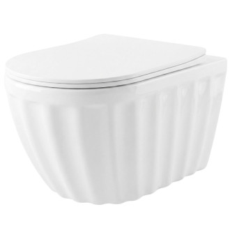 Rea WC misa bez splachovacieho okruhu Rea Duo White REA-C3005