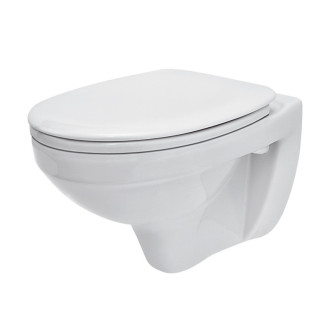 WC misa Cersanit Delfi závesná biela sedátko Delfi duroplast, K97-140