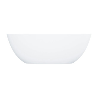 Omnires SHELL M+ voľne stojaca vaňa s prepadom, 160x75 cm, biela matná SHELLWWZPBM