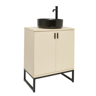 Kúpeľňová skrinka s umývadlom Ceramia Easy 60x73x36 cm jazmín mat EASYUMDB7