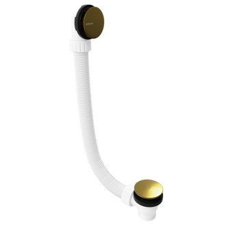 Vaňová súprava bez napúšťania, click-clack, dĺžka 1200mm, zátka 72mm, zlato 71858.90