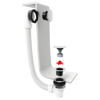 Vaňová súprava bez napúšťania, click-clack, dĺžka 1200mm, zátka 72mm, zlato 71858.90