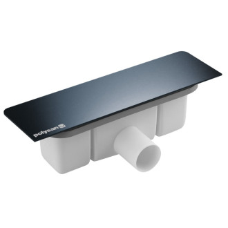 KAZUKO vaničkový sifón, DN40, krytka gun metal 26367