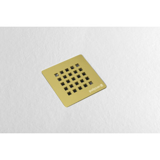 TRENECA vaničkový sifón, priemer otvoru 90mm, DN40, krytka zlato 84999.90