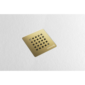 TRENECA vaničkový sifón, priemer otvoru 90mm, DN40, krytka zlato mat 84999.91