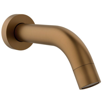 Nástenná výtoková hubica, guľatá, 174mm, meď mat BO521