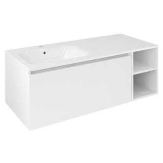 LOREA skrinka 120x46x51, 5cm (90+30Pcm), ľavá, biela mat LE090-3131-L-04