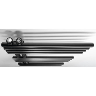 NYMPHA vykurovacie teleso 500x800mm, čierna mat LLN80B