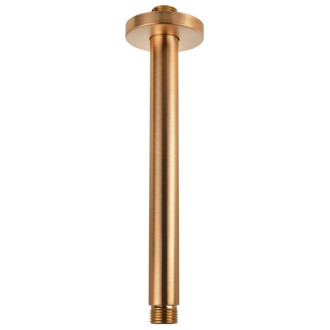Sprchové stropné ramienko, okrúhle, 200mm, meď mat 1205-05PG
