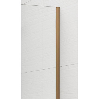 ESCA COPPER MATT sprchová zástena na inštaláciu k stene, matné sklo, 800 mm ES1180-09