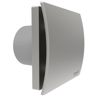 SILENTIS UC T 10 kúpeľňový ventilátor axiálny s časovačom, 8W, 100mm, strieborná 1221100