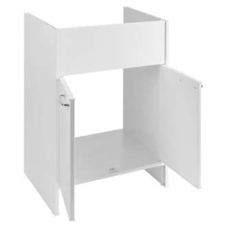 Skrinka pod výlevku 58,2x78x38,3cm, plast, biela PI28038