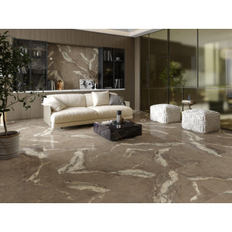 Dlažba Kale Royal Marbles berry hnedá 60x120 cm mat GMBR1393