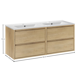 Comad SET-VOC 120CM LAVA Nábytková sestava 120 cm s nábytkovým umyvadlem Lava